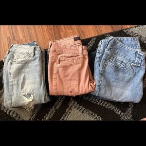 Bundle of SIX pairs of Jeans
